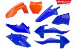 POLISPORT Plastics Kit Orange/Blue KTM SX/SX-F