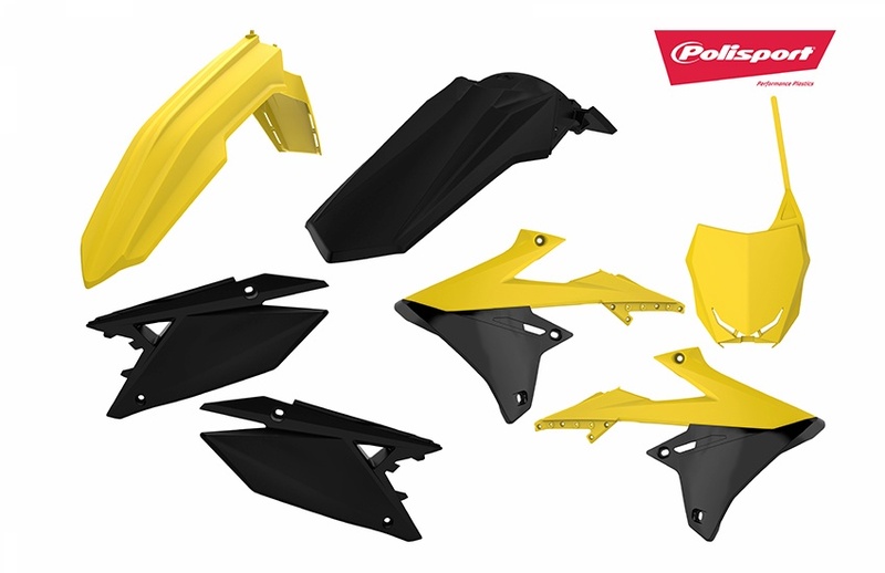 POLISPORT Kit plastiques jaune/noir Suzuki RM-Z450
