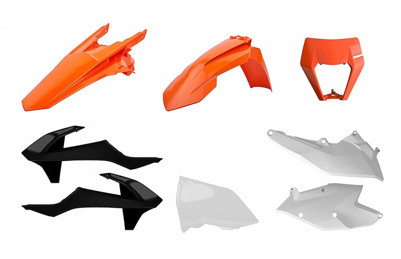 POLISPORT Kit plastique Enduro couleur origine (2018) KTM EXC/EXC-F