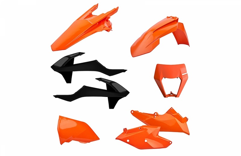 POLISPORT Kit plastique Enduro couleur origine KTM EXC/EXC-F