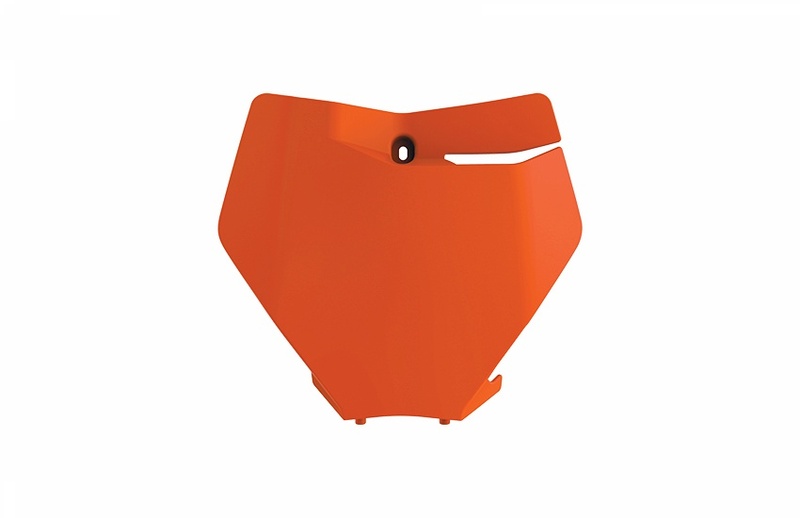 POLISPORT Plaque numéro frontale orange
