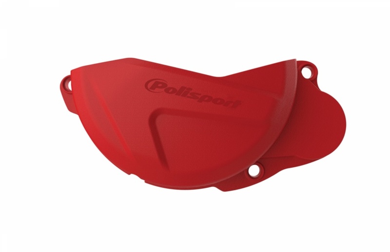 POLISPORT Protection de carter d'embrayage rouge Beta RR 250/300