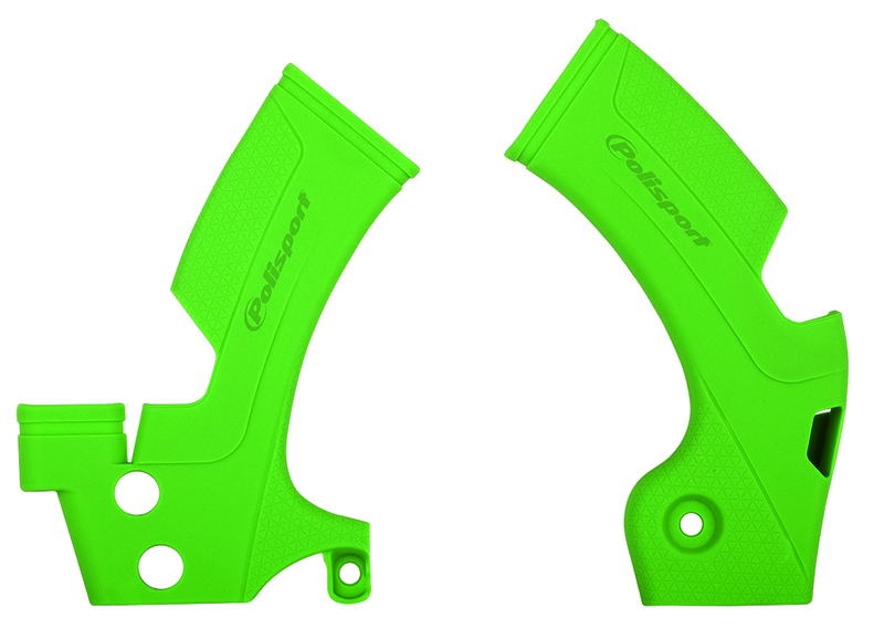 POLISPORT Protection de cadre vert Kawasaki KX450F
