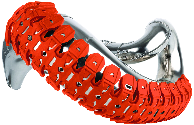 POLISPORT Protection d'echappement Armadillo orange