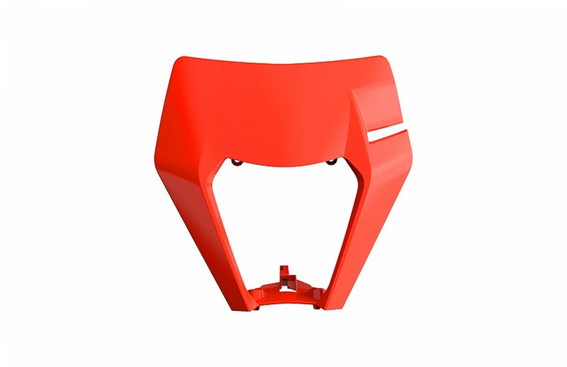 POLISPORT Plaque phare fluo KTM