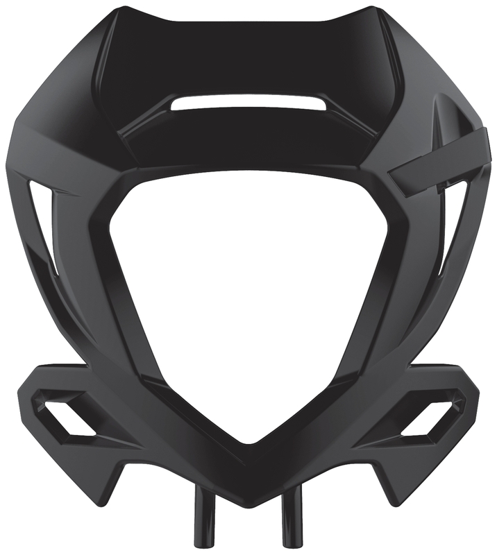 POLISPORT Plaque phare noir Beta