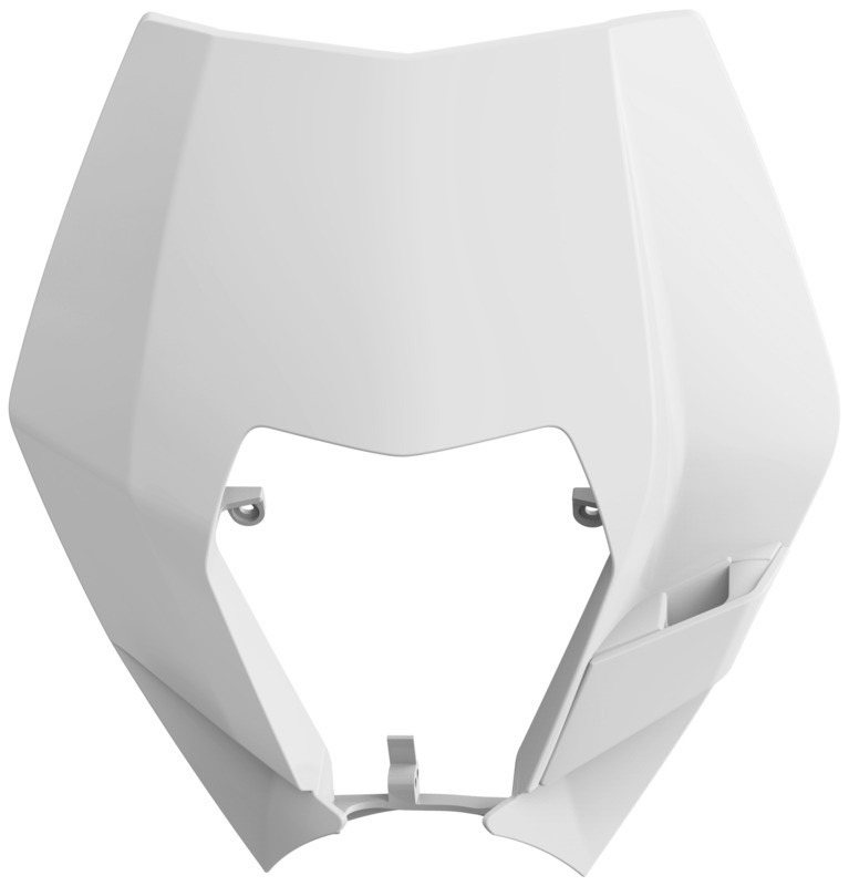 POLISPORT Plaque phare blanc KTM EXC/EXC-F