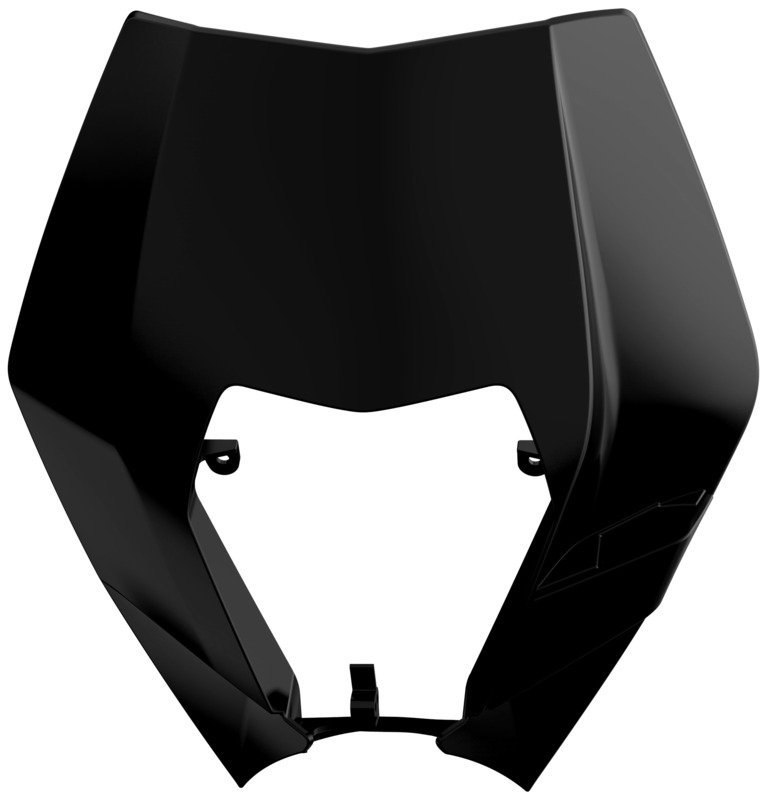 POLISPORT Plaque phare noir KTM EXC/EXC-F