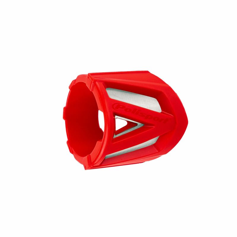 POLISPORT Protection de silencieux longue rouge
