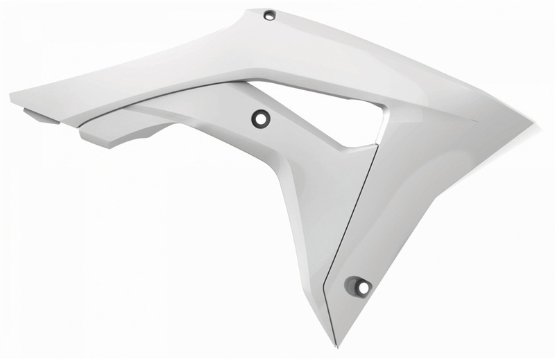 POLISPORT Ouïes de radiateur blanc Honda CRF450R/RX