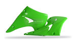 POLISPORT Radiator Covers Green Kawasaki KX125/KX250