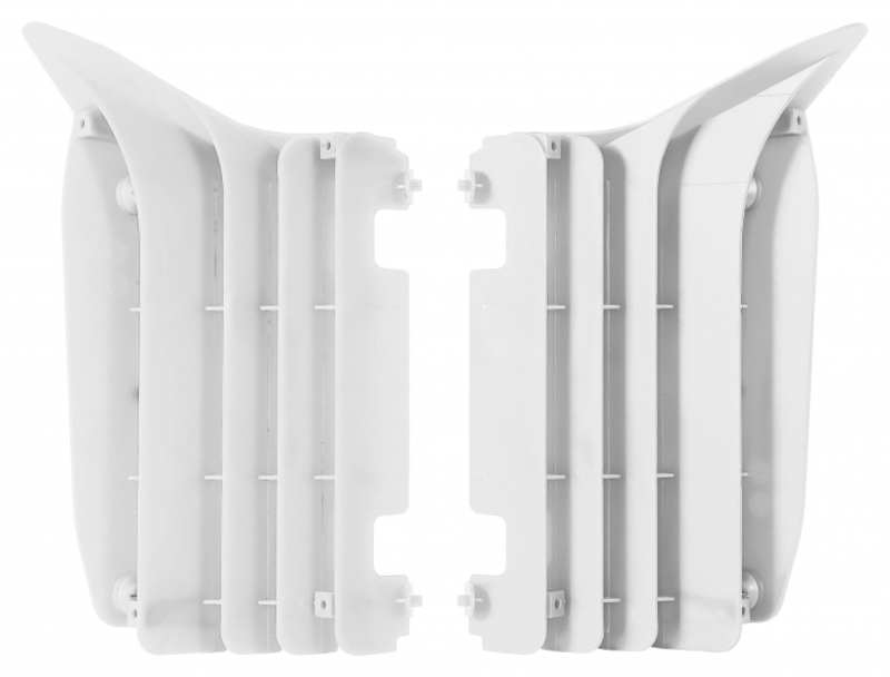 POLISPORT Cache radiateur blanc Yamaha YZ250F