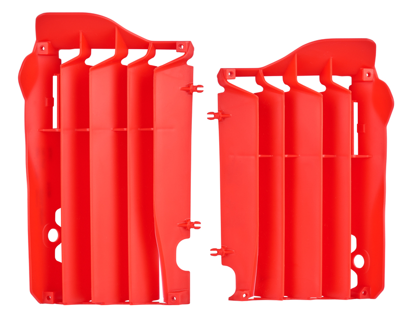 POLISPORT Cache radiateur rouge Honda CRF450R
