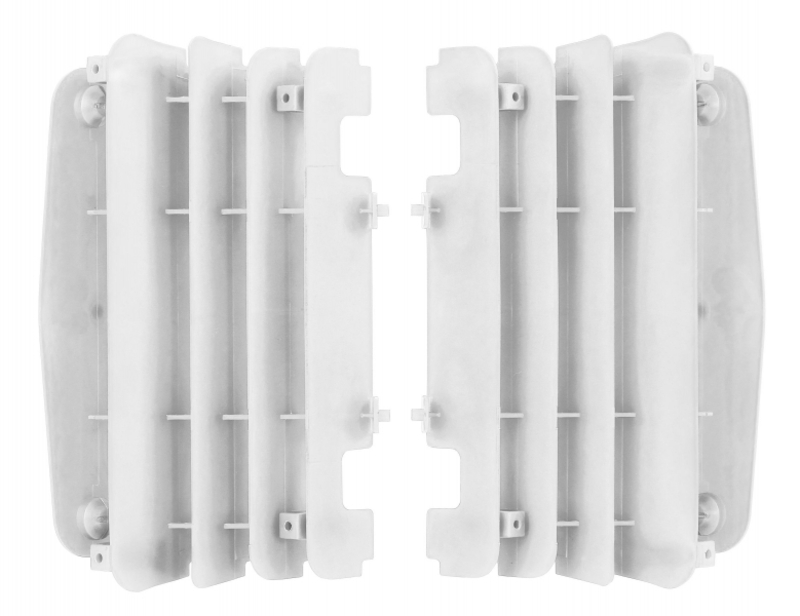 POLISPORT Cache radiateur blanc Yamaha YZ450F