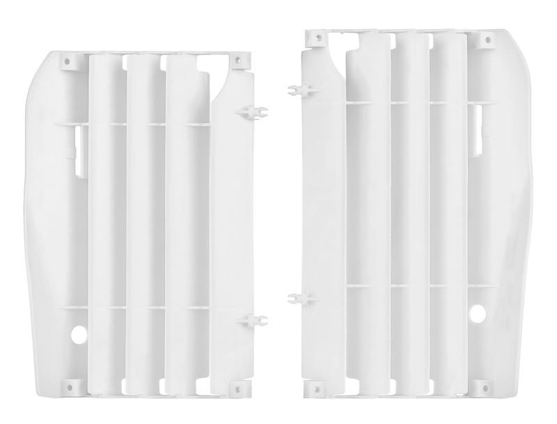 POLISPORT Cache radiateur blanc Honda CRF250R