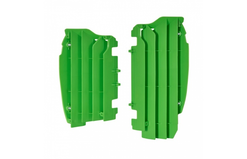 POLISPORT Cache radiateur vert Kawasaki KX450F