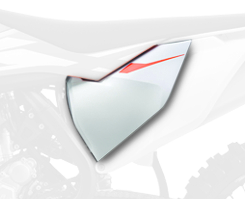 POLISPORT Caches boîte à air blanc KTM SX85