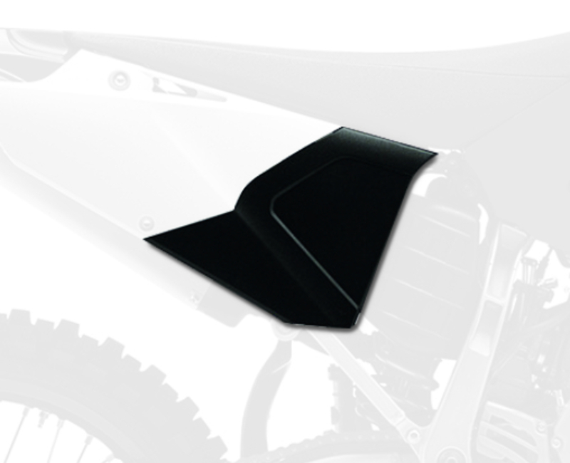 POLISPORT Caixa de ar reestilizada preta com tampa da caixa de ar Yamaha YZ125/250/250X