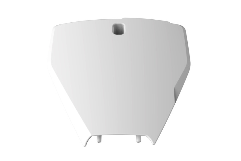 POLISPORT Plaque numéro frontale blanc Husqvarna