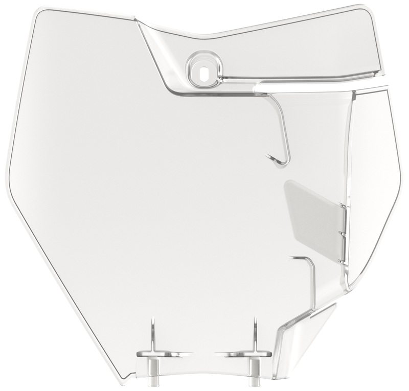 POLISPORT Plaque numéro frontale transparent KTM SX/SX-F125