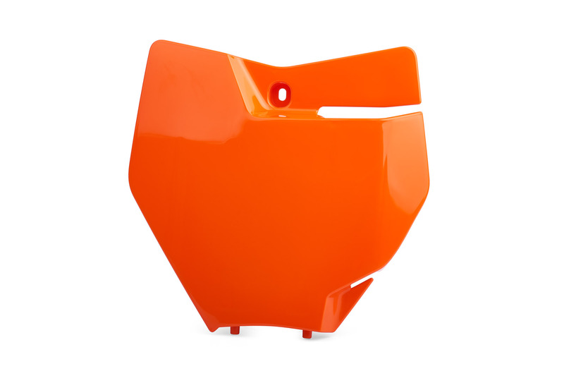 POLISPORT Plaque numéro frontale orange KTM