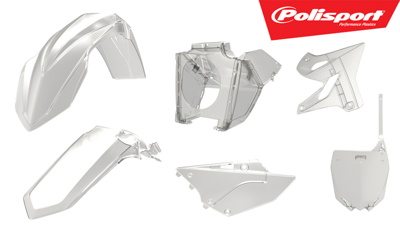 POLISPORT Kit plastique transparent/restyle Yamaha