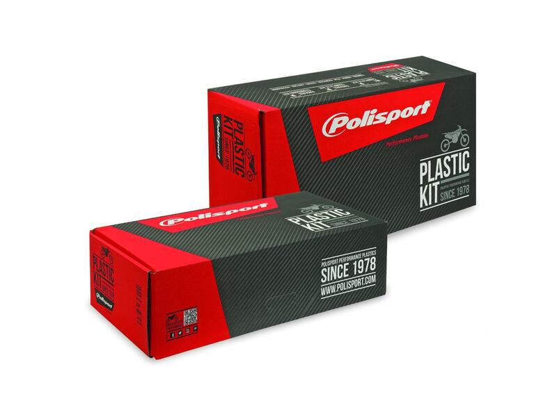 POLISPORT Original Farbe Kunststoff Kit (2017) rot/schwarz/weiß Honda CRF450R/RX, weiss