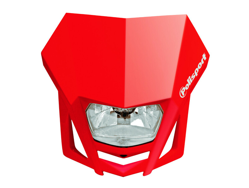 POLISPORT Plaque phare LMX rouge