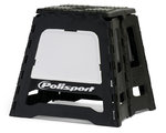 POLISPORT Elevador de motocicleta fixo dobrável preto/branco