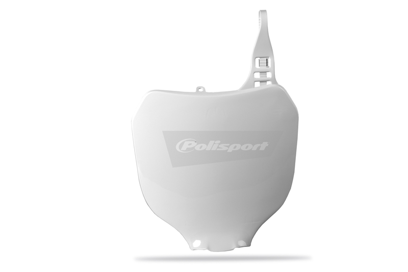 POLISPORT Plaque numéro frontale blanc Yamaha