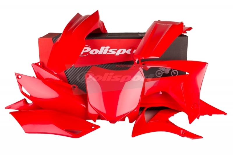 POLISPORT Kit plástico rojo Honda CRF250F/CRF450F