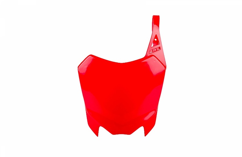 POLISPORT Plaque numéro frontale rouge Honda CRF110F