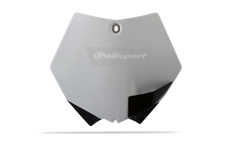 POLISPORT Plaque numéro frontale blanc KTM