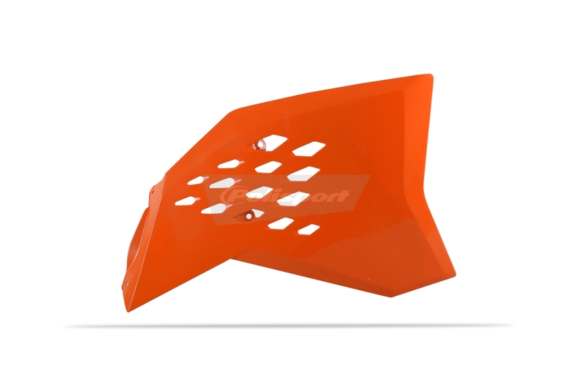 POLISPORT Ouïes de radiateur orange KTM