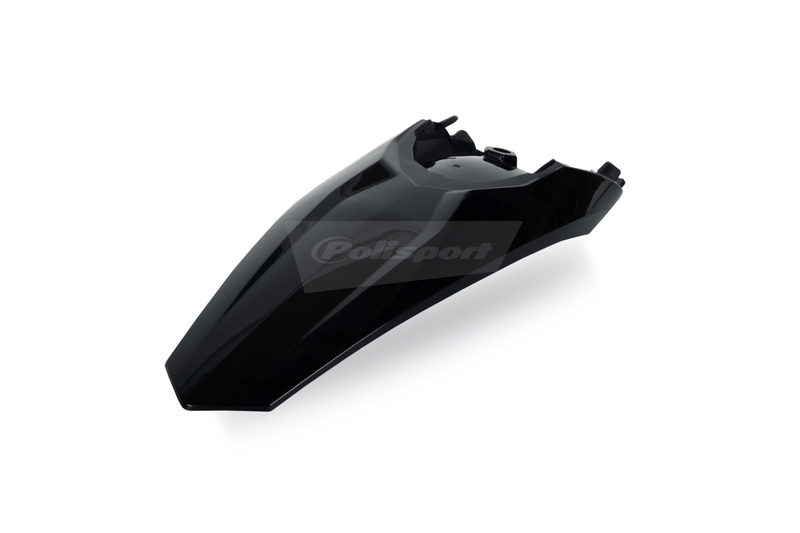 POLISPORT Guardabarros trasero negro KTM