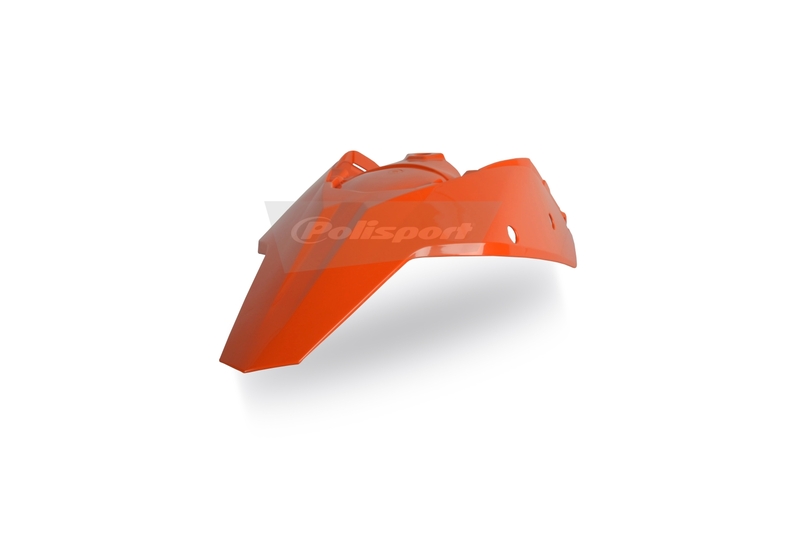 POLISPORT Garde-boue arrière + plaques latérales orange KTM