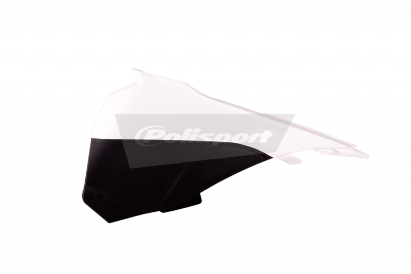 POLISPORT Caches boîte à air blanc/noir KTM SX85