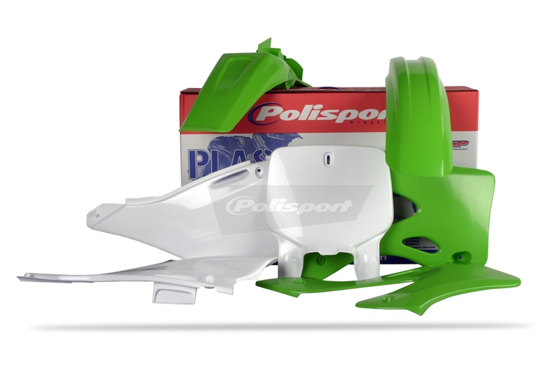 POLISPORT Kit plastique couleur origine Kawasaki KX125/KX250