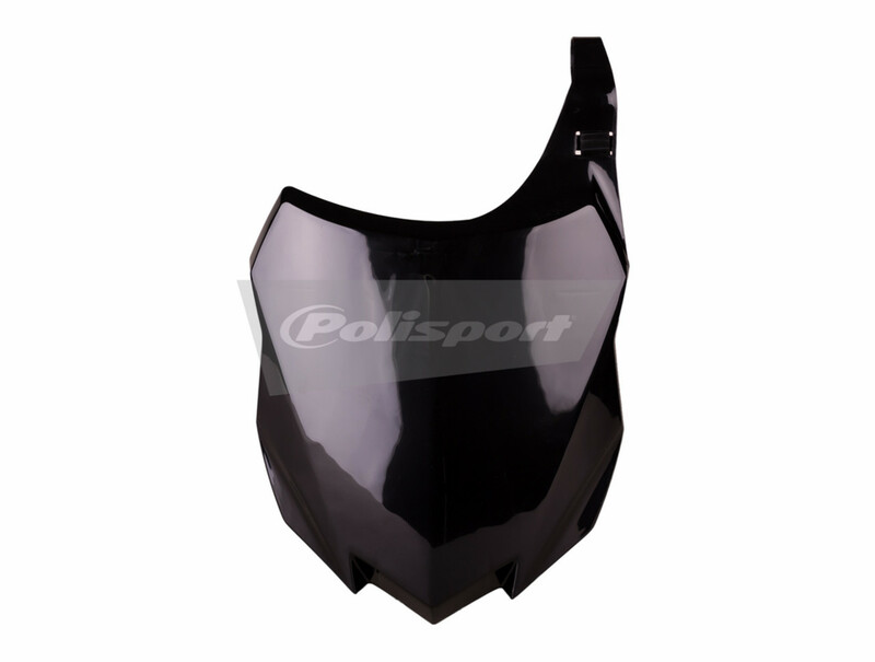 POLISPORT Plaque numéro frontale noir Kawasaki KX250F/KX450F
