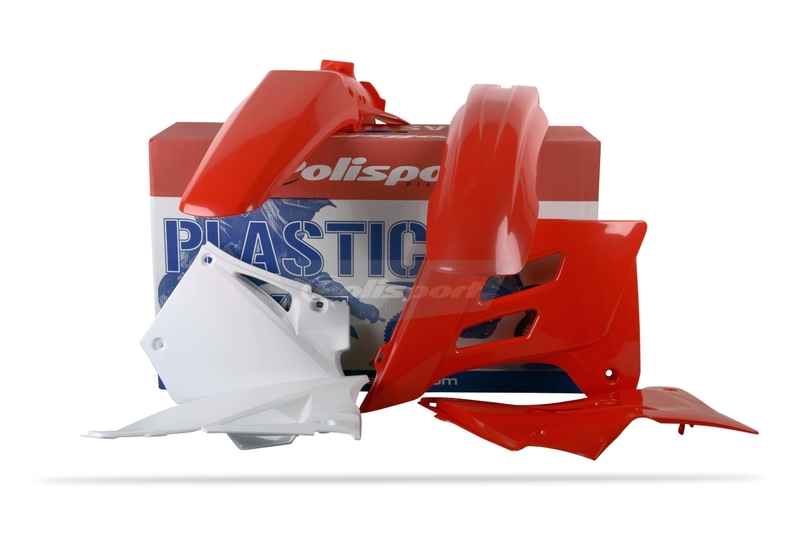 POLISPORT Kit plastique rouge/blanc Gas Gas EC