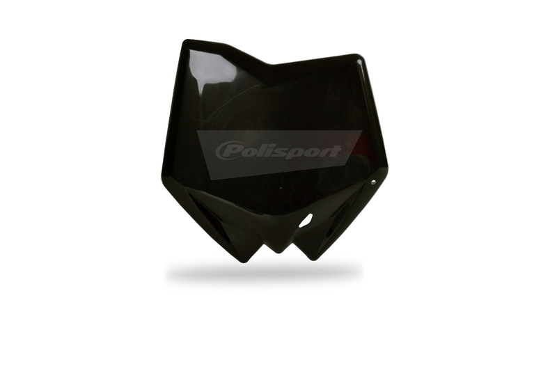 POLISPORT Plaque numéro frontale noir Husqvarna