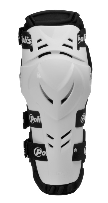 POLISPORT Genouillères Devil blanc