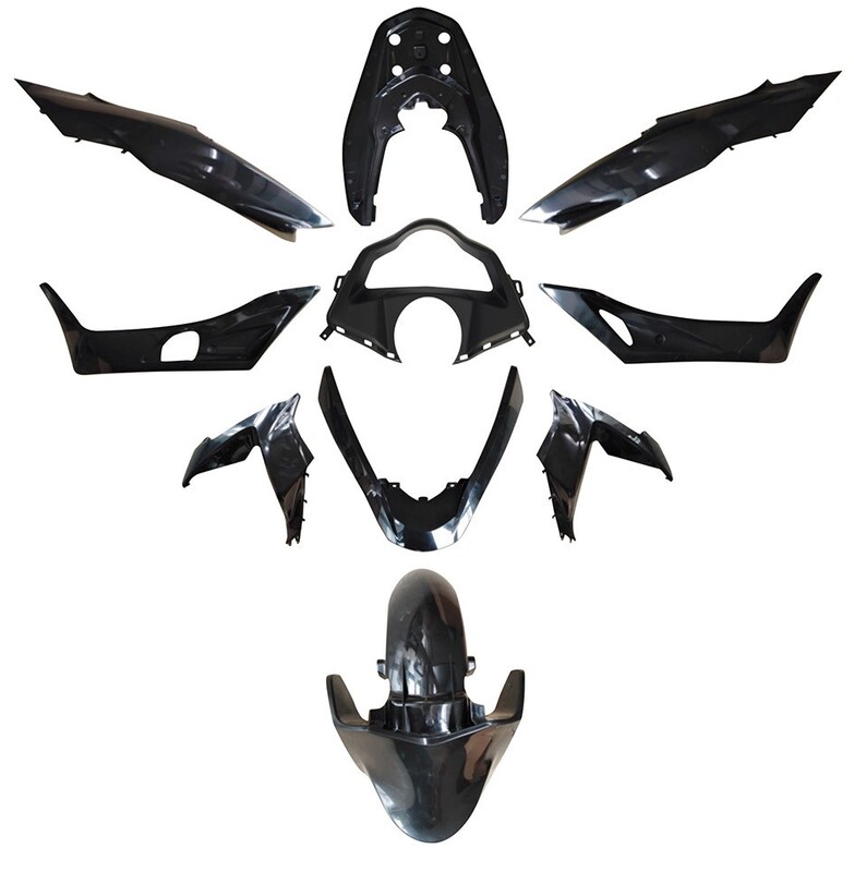 O PARTS Carénage noir brillant - Honda PCX 125 (14-16)