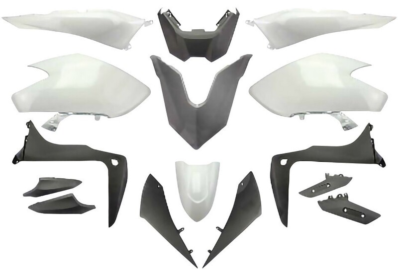 O PARTS Carénage Competition blanc - Yamaha T-Max 530 (17-19)