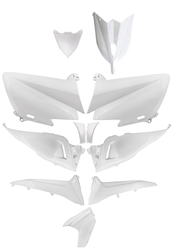 O PARTS Carénage Competition blanc - Yamaha T-Max 530 (12-14)