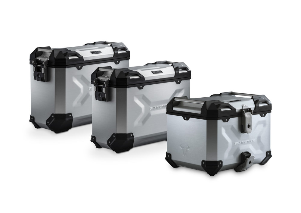 SW-Motech Adventure Set TRAX ADV - Silbern. Honda X-ADV (20-24).