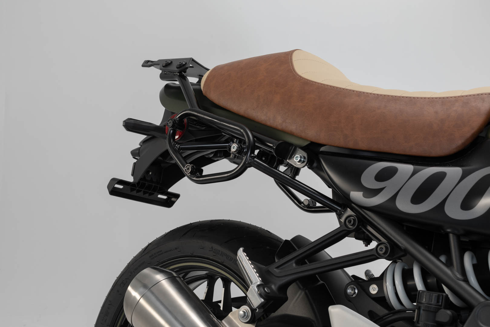 SW-Motech Legend Gear side bag system LC Black Edition - Kawasaki Z900RS/ Cafe (17-), 50th Anni. (22-).