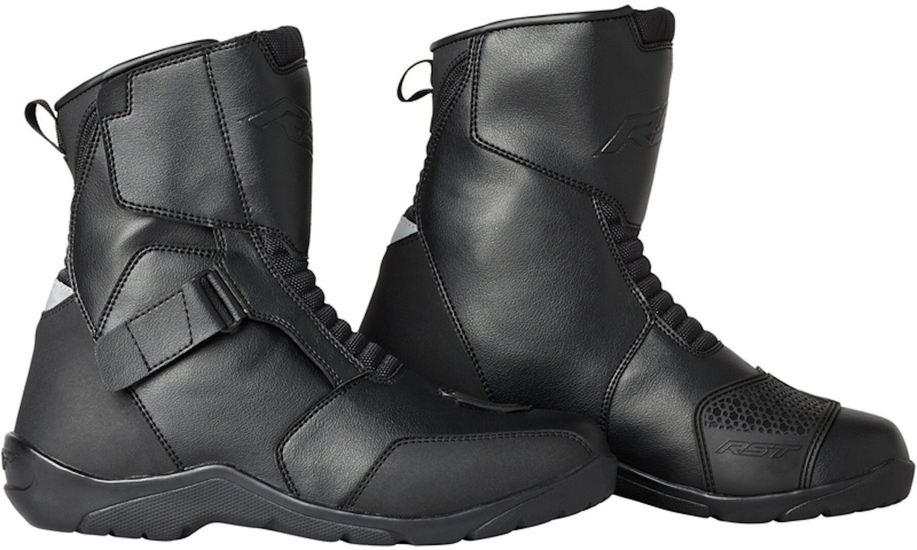 RST Axiom Mid WP Motorcykelstøvler til damer, sort, størrelse 37 til Kvinder