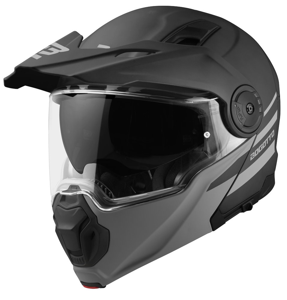 Bogotto FG-102 Glasvezel Enduro / Systeemhelm