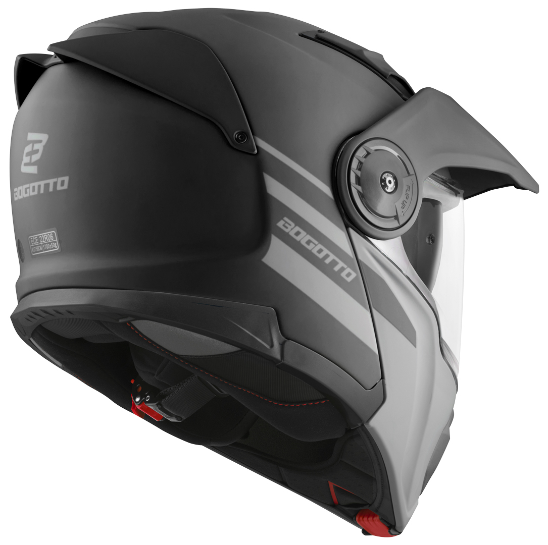 Bogotto FG-102 Duo Fiberglas Klapphelm - Bild 30 von 41